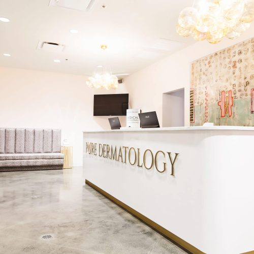 Show photo of the front of Pure Dermatology's office for clear skin